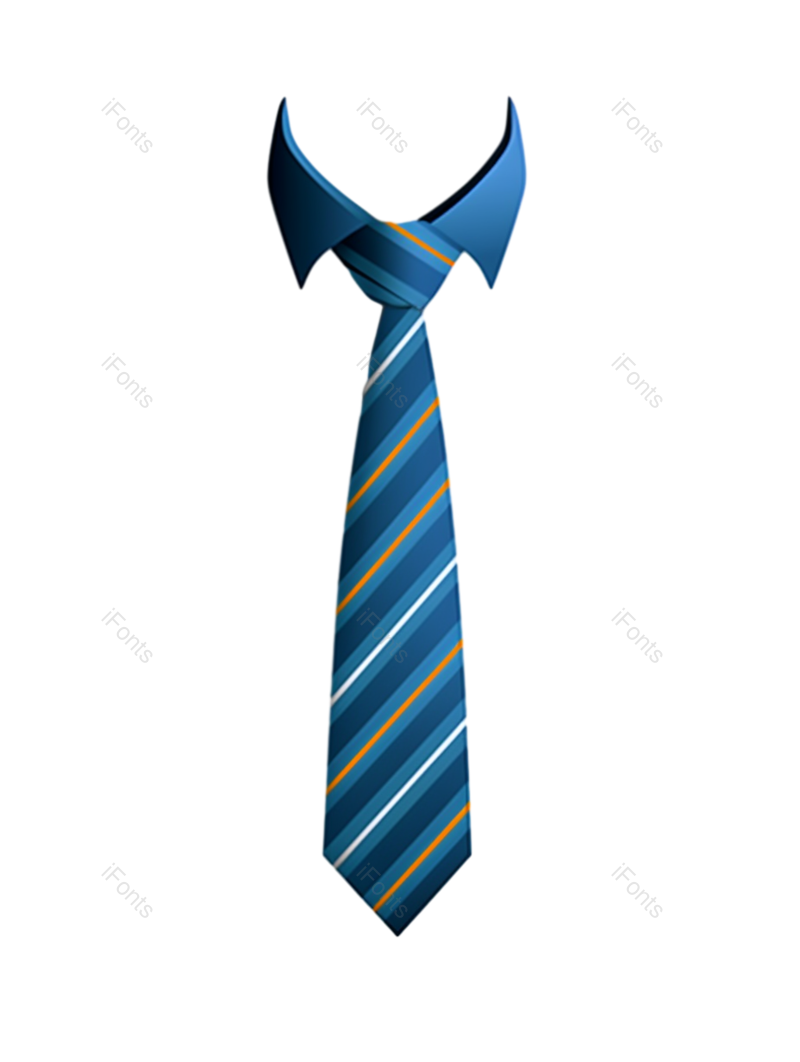 装饰图片,父亲节元素,蓝色PNG,男士免抠素材